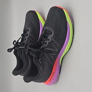 New Balance 880 v12 Fresh Foam X 'Black Green Purple' Running Shoes Size 7